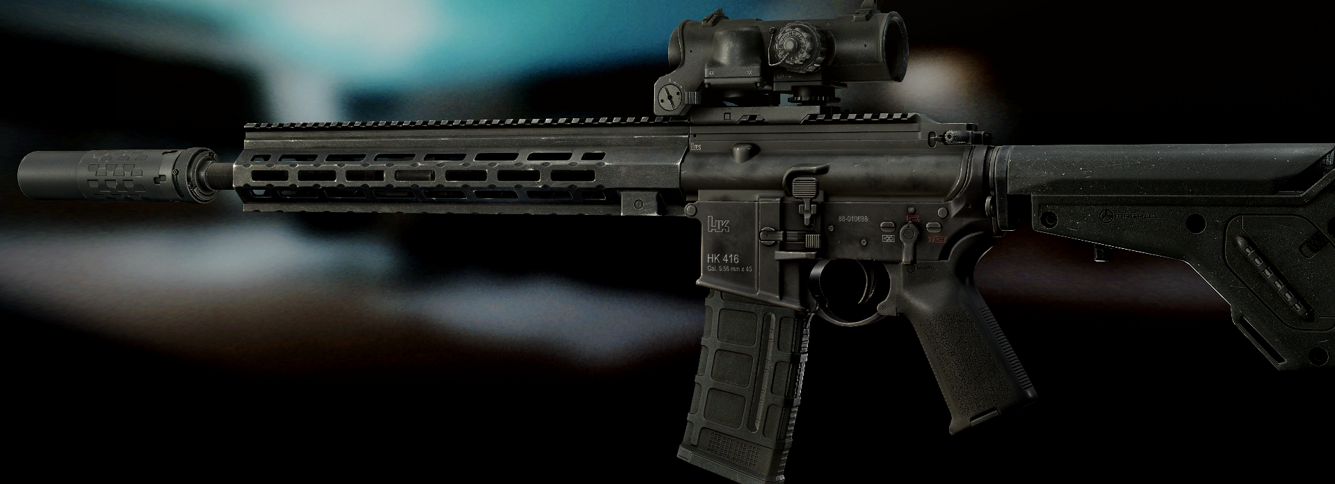 【原创】【AKI-3.X.X】HK416老东西 16英寸 重型枪管
